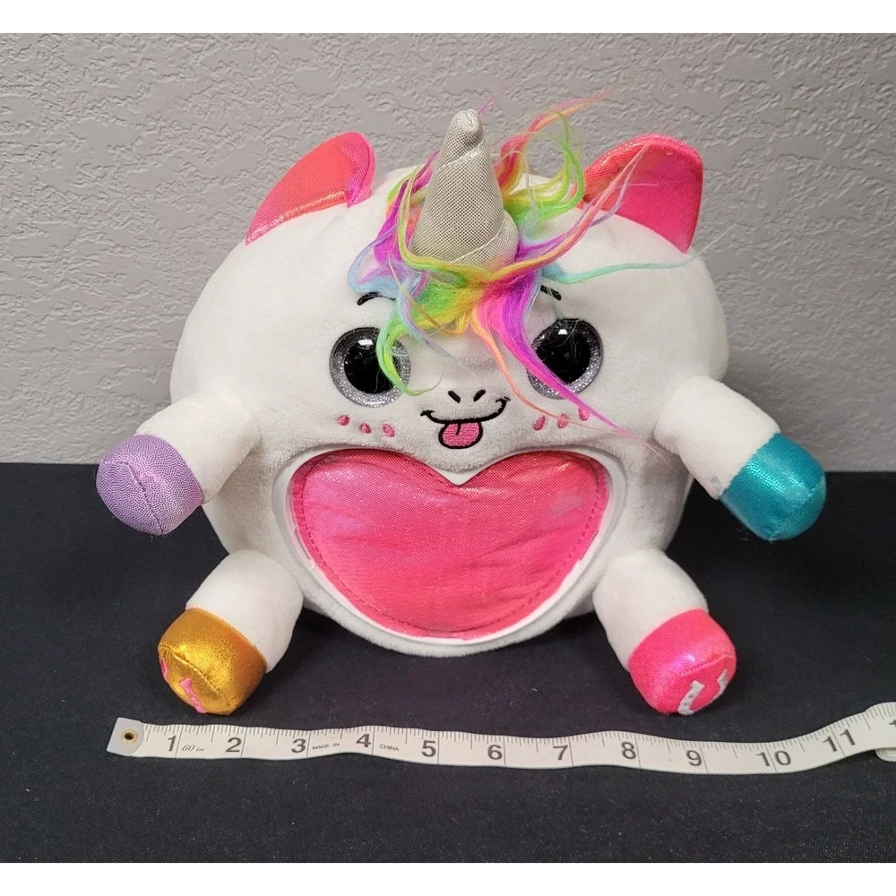 Zuru Rainbocorns White Pink Rainbow 9 inch Tall Plush Stuffed Unicorn